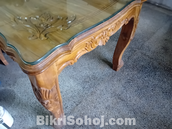 Dining table seguon wood